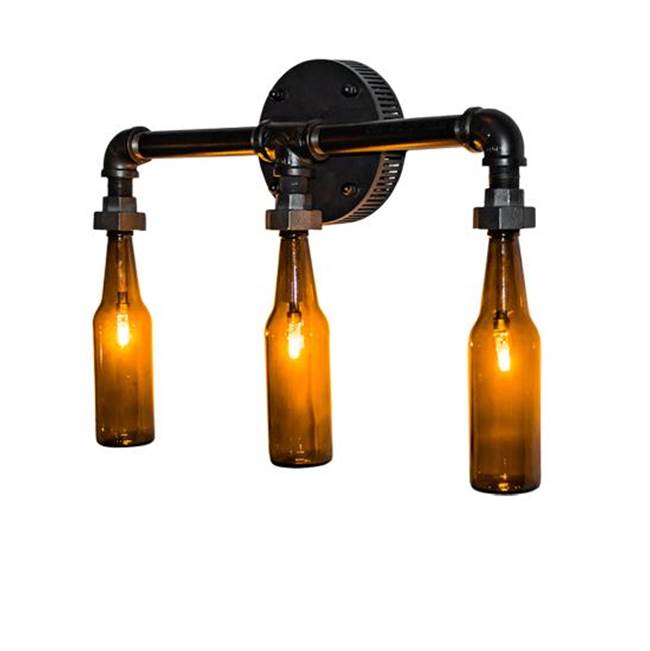 2nd Ave Designs 20'' Wide PipeDream 3 Light Wall Sconce