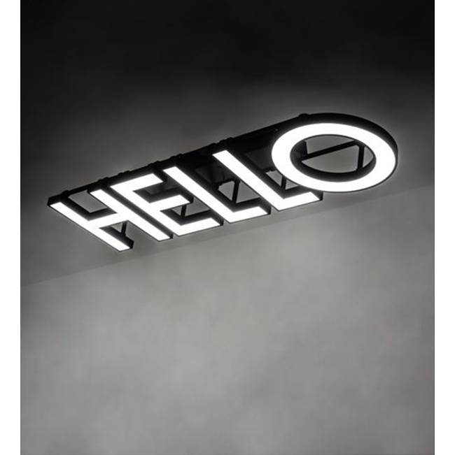 2nd Ave Designs 81'' Long Personalized Hello Illuminated Sign