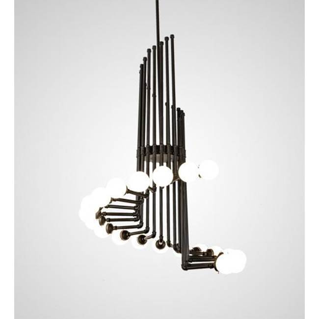 2nd Ave Designs 50'' Wide PipeDream Cascading Chandelier