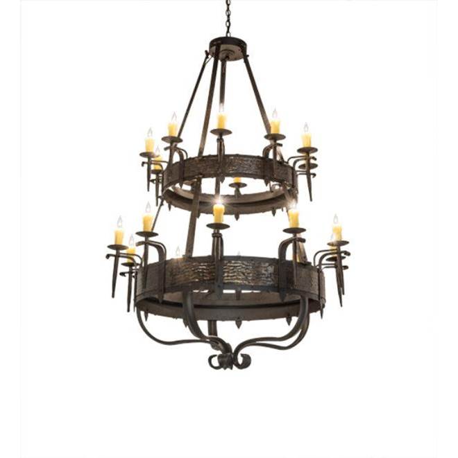 2nd Ave Designs 48'' Wide Costello 20 Light Two Tier Chandelier