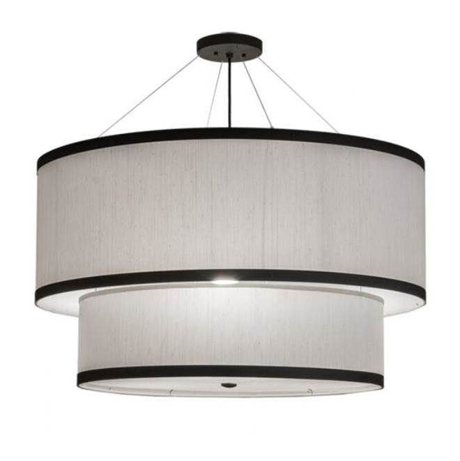 2nd Ave Designs 36'' Wide Cilindro 2 Tier Textrene Pendant