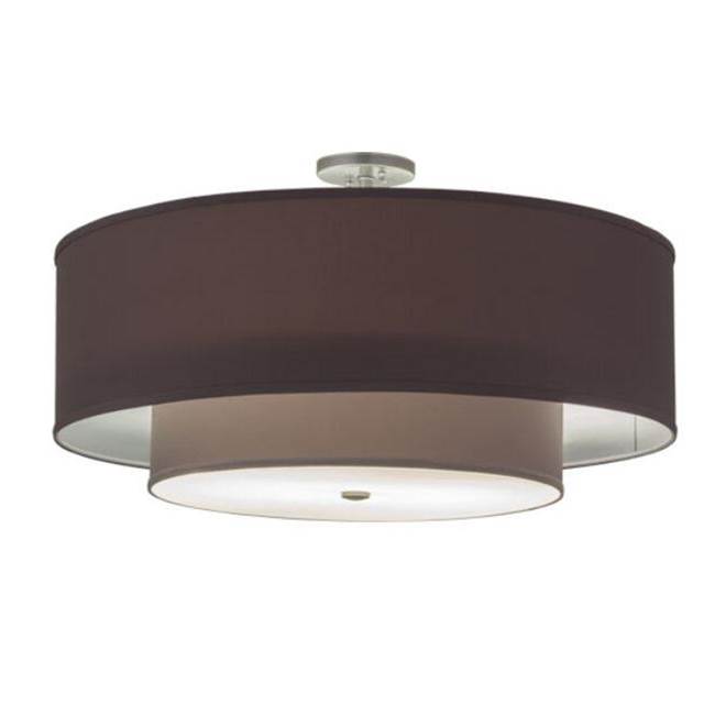 2nd Ave Designs 30'' Wide Cilindro Textrene Two Tier Pendant