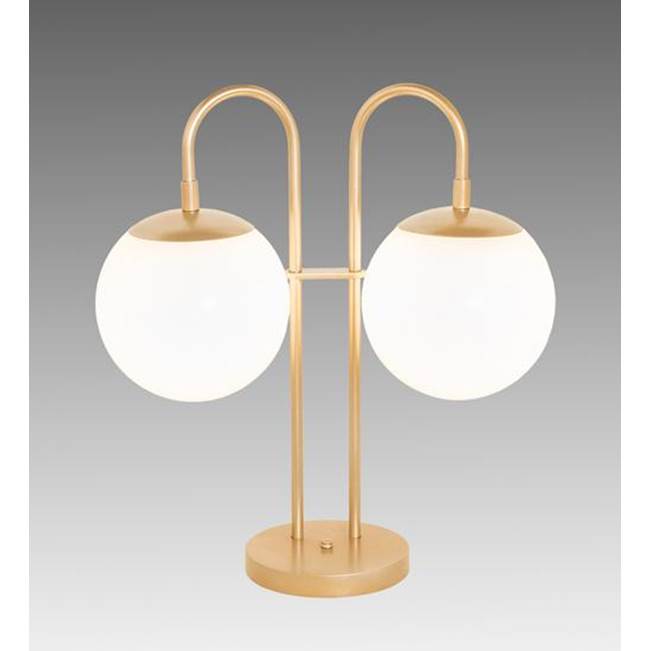 2nd Ave Designs 21'' High Bola Deux 2 Light Table Lamp