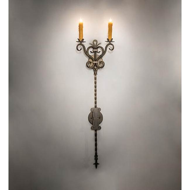 2nd Ave Designs 13'' Wide Palmira 2 Light Wall Sconce