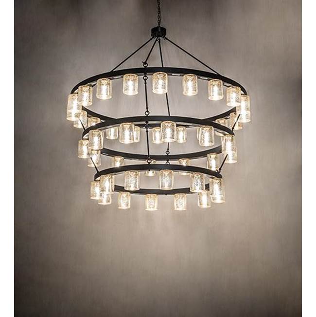 2nd Ave Designs 70'' Wide Loxley Horizon Ring 44 Light Three Tier Chandelier