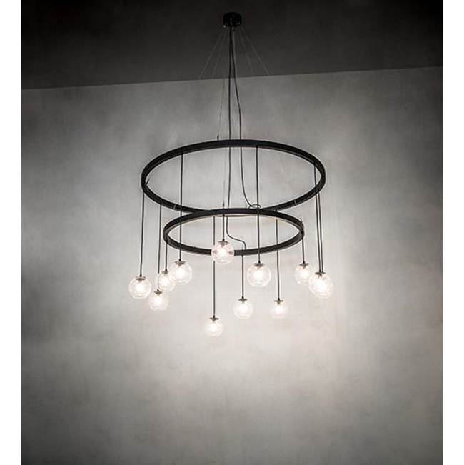 2nd Ave Designs 59'' Wide Bola 12 Light Two Tier Chandelier