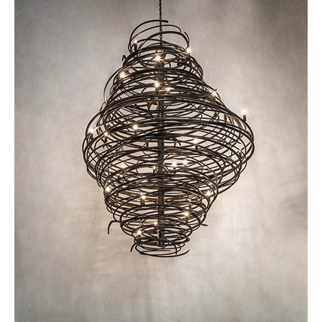 2nd Ave Designs 64'' Wide Cyclone 36 Light Chandelier