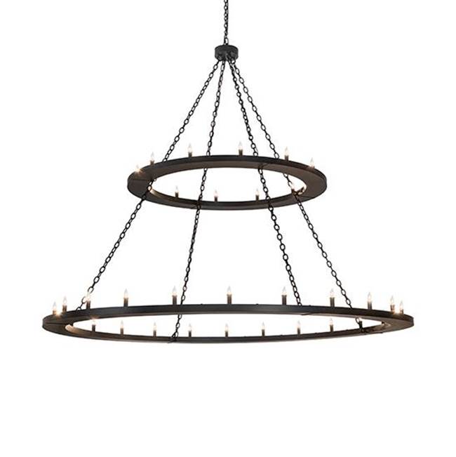 2nd Ave Designs 84'' Wide Loxley 36 Light Two Tier Chandelier