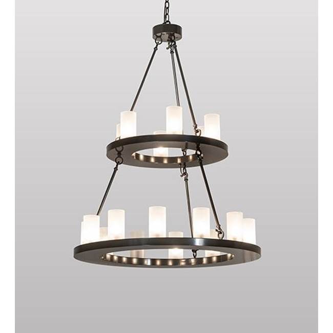 2nd Ave Designs 36'' Wide Loxley 18 Light Two Tier Chandelier