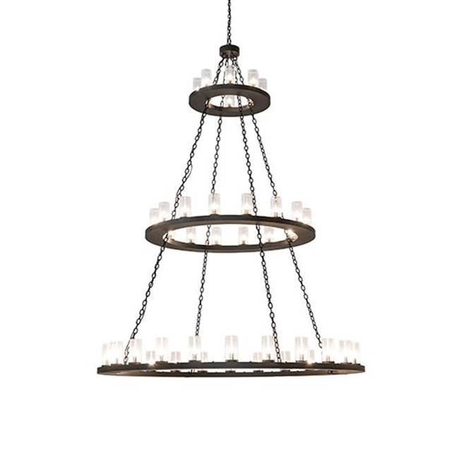 2nd Ave Designs 72'' Wide Loxley 48 Light Three Tier Chandelier