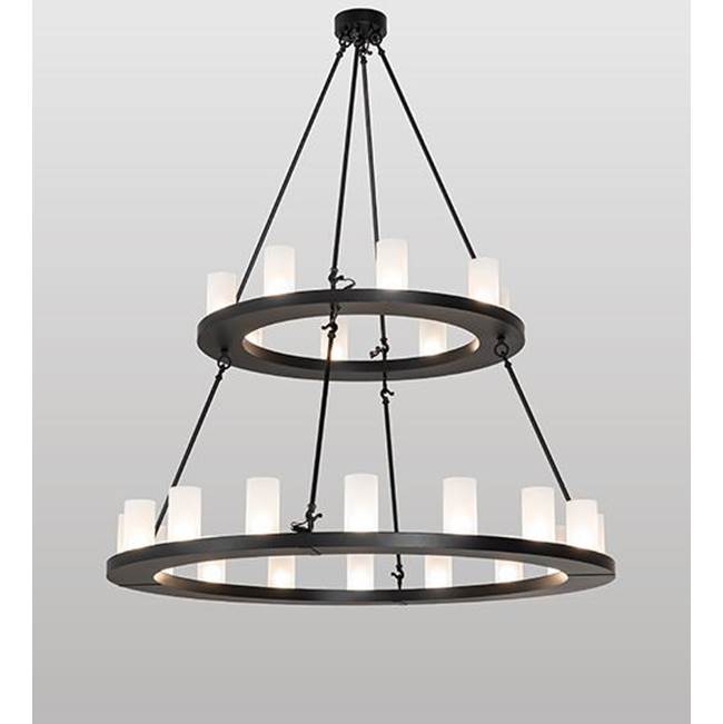 2nd Ave Designs 54'' Wide Loxley 24 Light Two Tier Chandelier