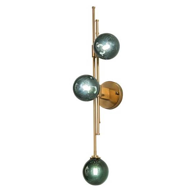 2nd Ave Designs 7'' Wide Bola 3 Light Wall Sconce