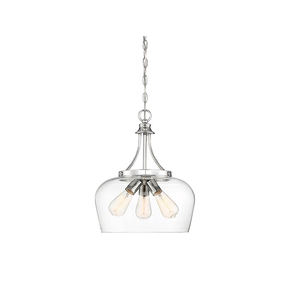Savoy House Octave 3-Light Pendant in Polished Chrome