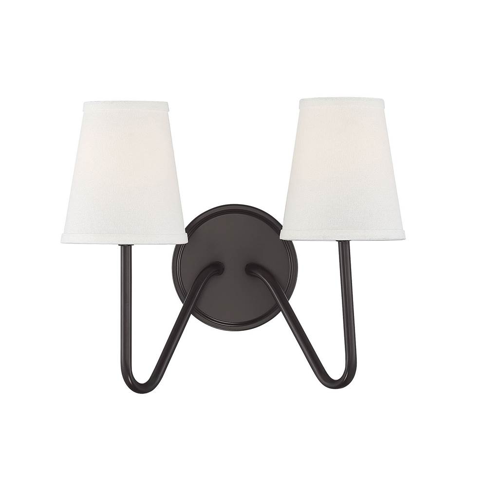 Savoy House 2-Light Wall Sconce in Oil Rubbed Bronze
