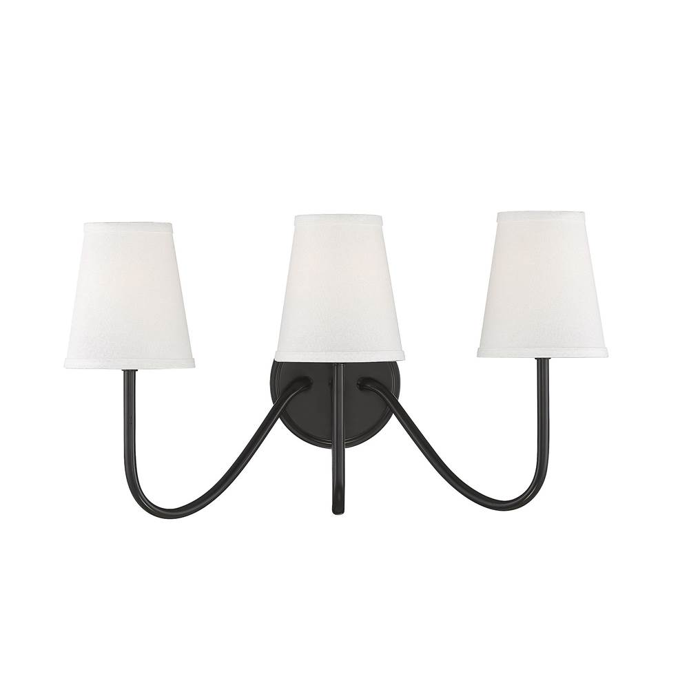 Savoy House 3-Light Wall Sconce in Oil Rubbed Bronze