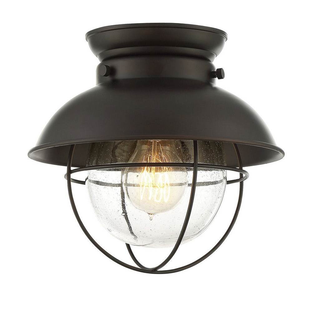 Savoy House 1-Light Ceiling Light in Oil Rubbed Bronze