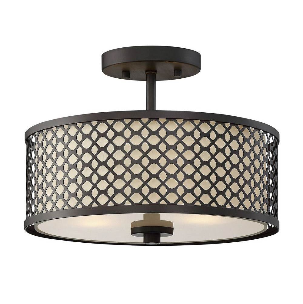 Savoy House 2-Light Ceiling Light in Oil Rubbed Bronze