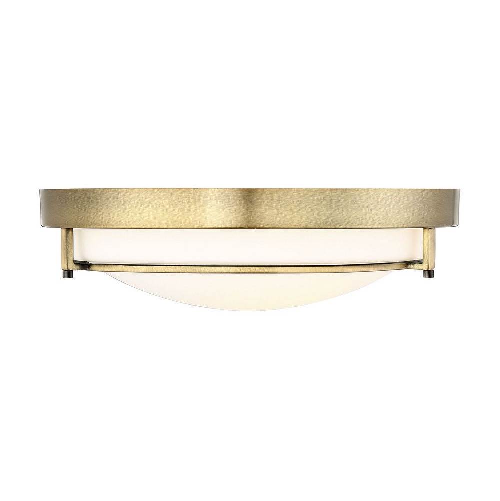 Savoy House 2-Light Ceiling Light in Natural Brass