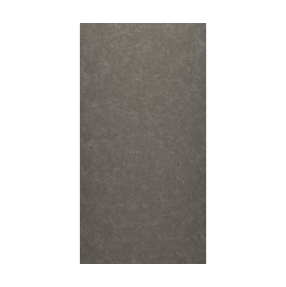 Swan SMMK-7242-1 42 x 72 Swanstone® Smooth Glue up Bathtub and Shower Single Wall Panel in Charcoal Gray