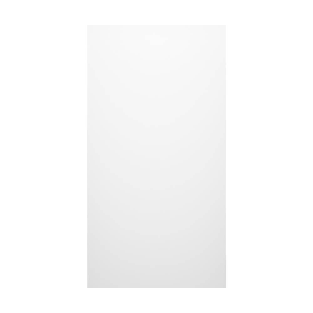 Swan SMMK-9662-1 62 x 96 Swanstone® Smooth Glue up Bathtub and Shower Single Wall Panel in White
