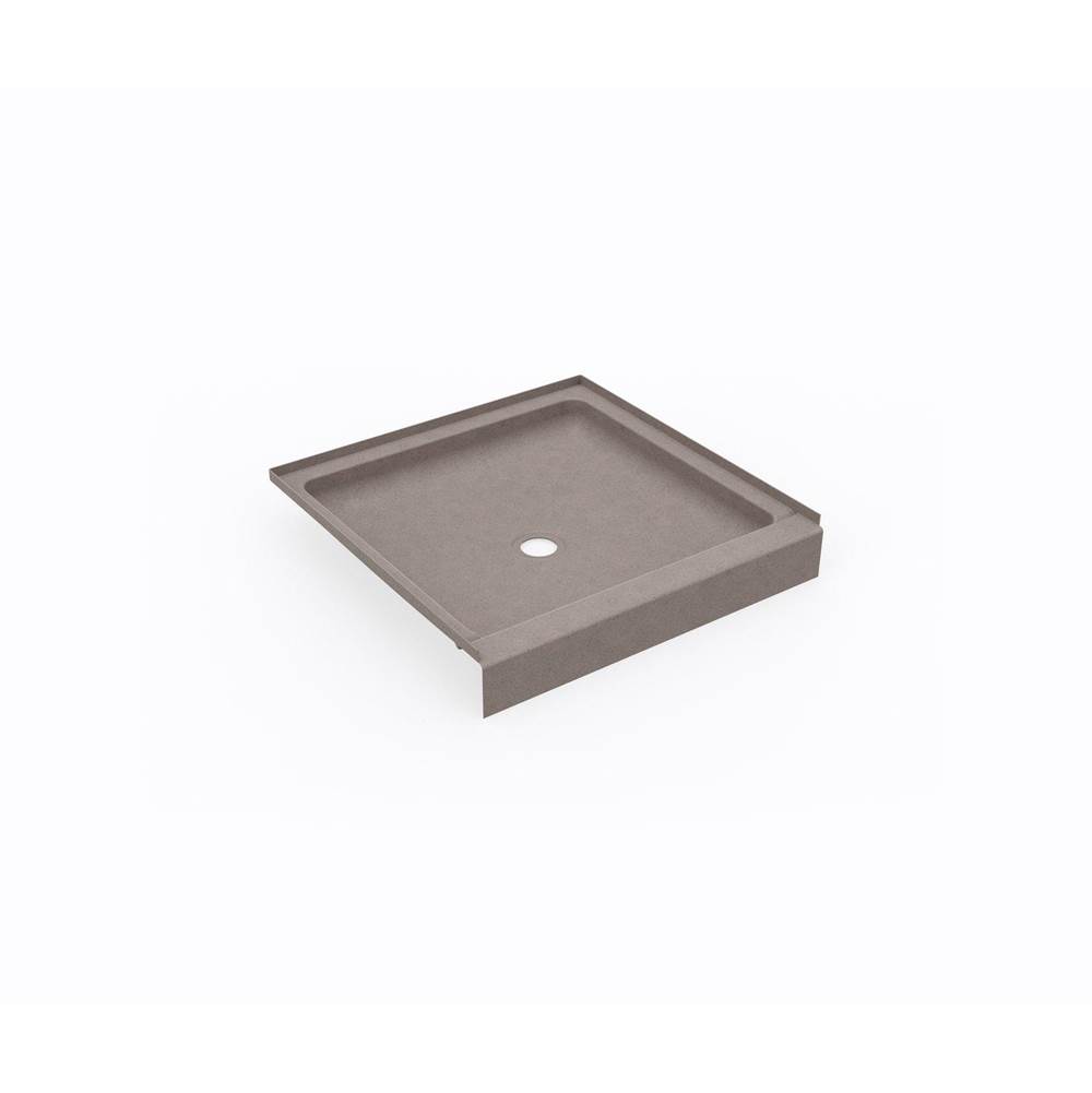 Swan SS-3232 32 x 32 Swanstone® Alcove Shower Pan with Center Drain Clay