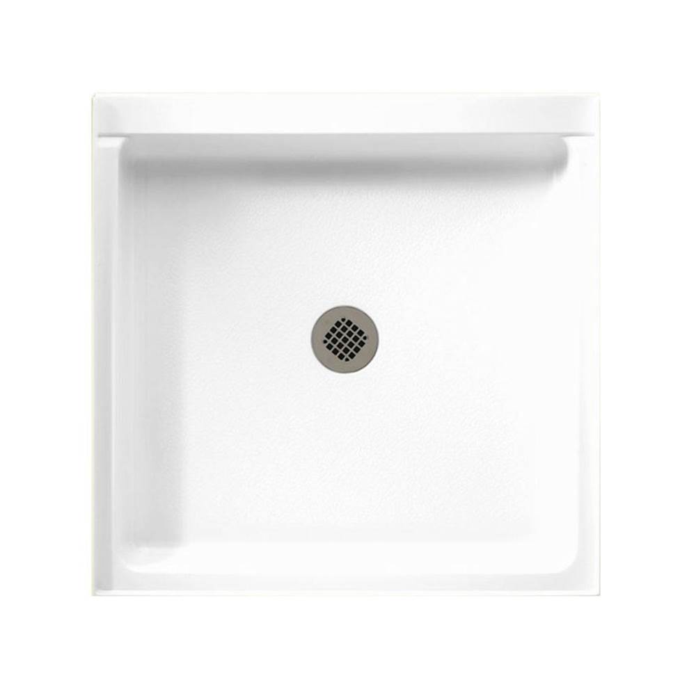 Swan SS-4242 42 x 42 Swanstone Alcove Shower Pan with Center Drain Sandstone