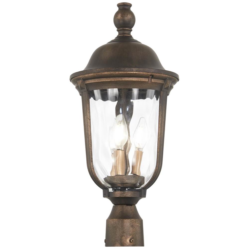 The Great Outdoors 3 Light Outdoor Post Mount