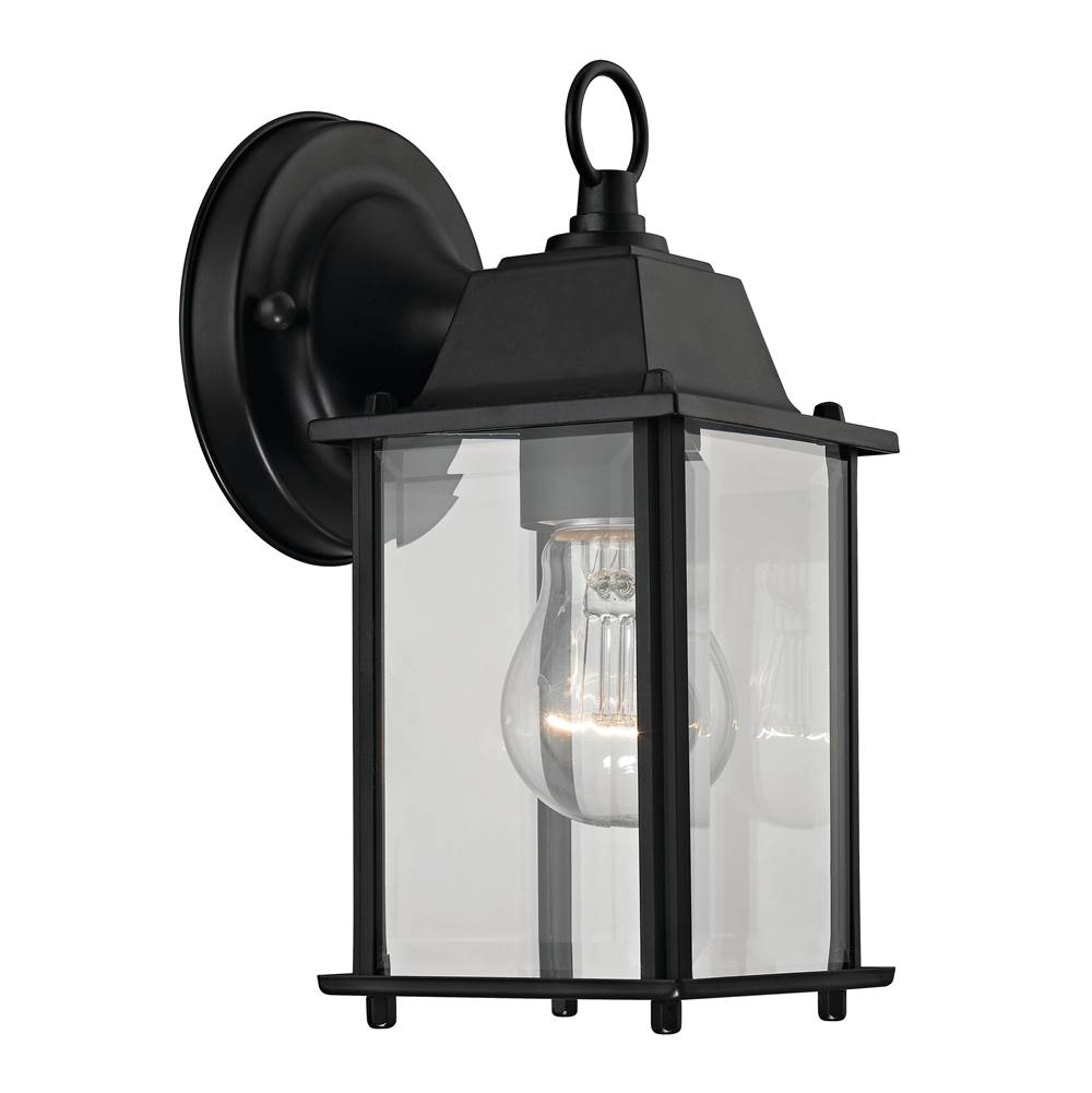 Thomas Lighting Cotswold 9'' High 1-Light Outdoor Sconce - Matte Black