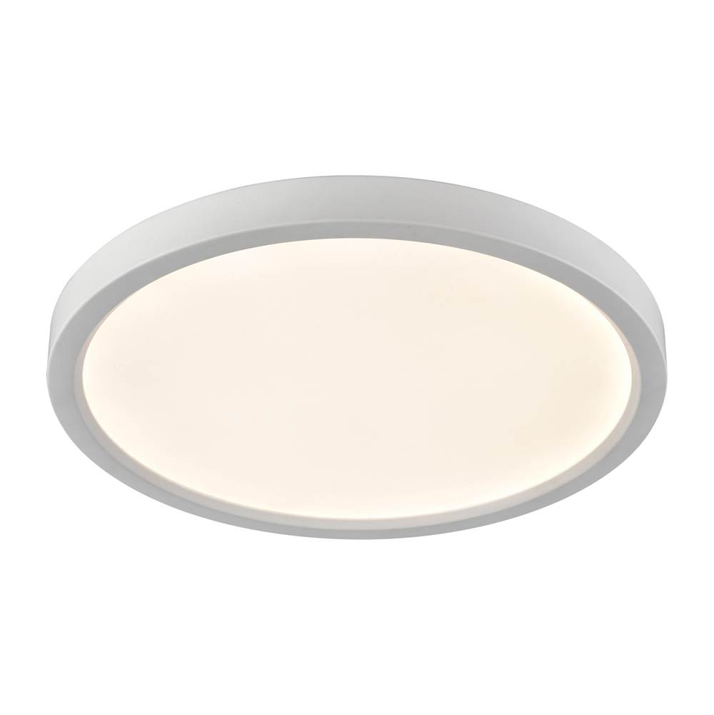 Thomas Lighting Ceiling Essentials Titan 13'' Round Flush Mount in White - Integrated LED