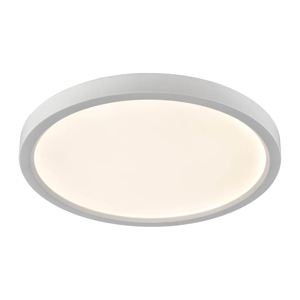 Thomas Lighting Titan 15'' Wide Integrated LED Round Flush Mount - White