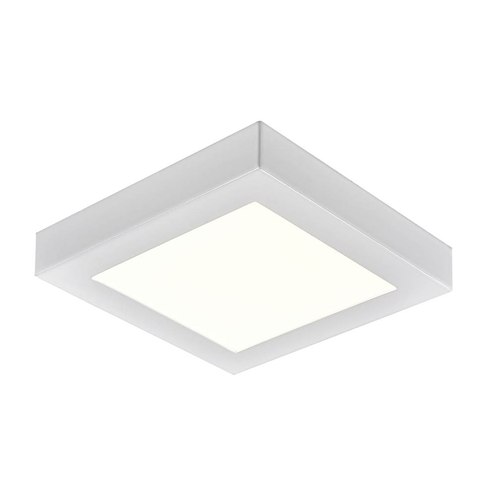 Thomas Lighting Ceiling Essentials Titan 5.5'' Square Flush Mount in White - Integrated LED