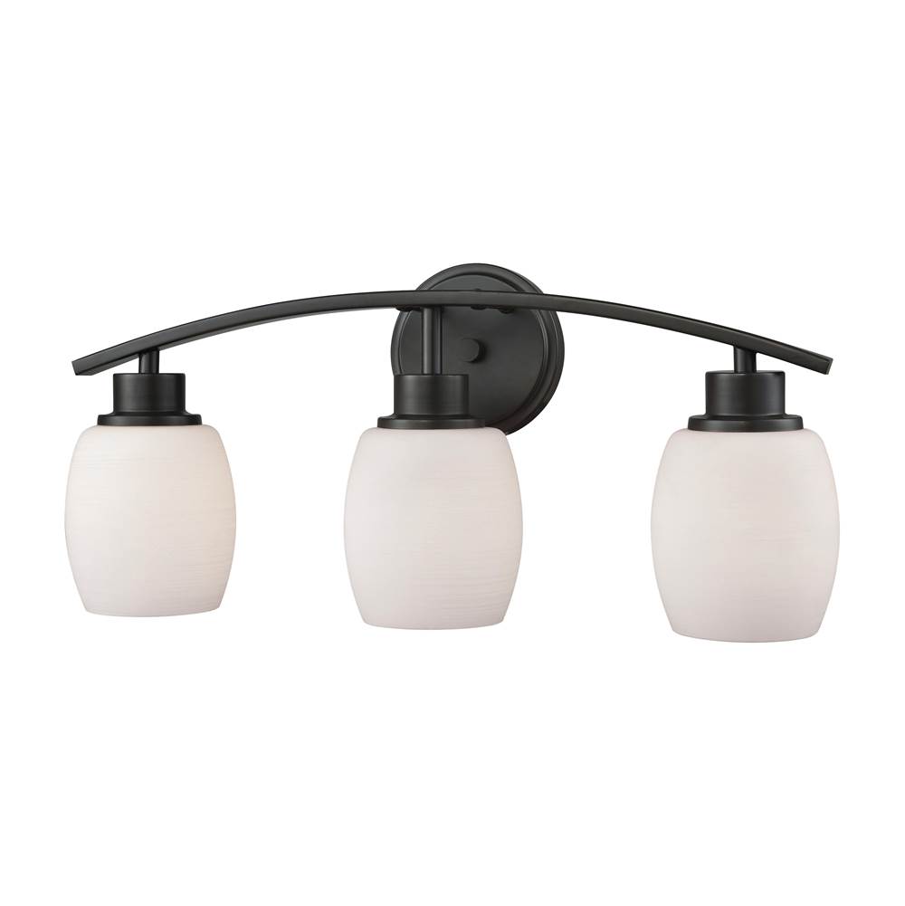 Thomas Lighting Casual Mission 20'' Wide 3-Light Vanity Light - Oil Rubbed Bronze