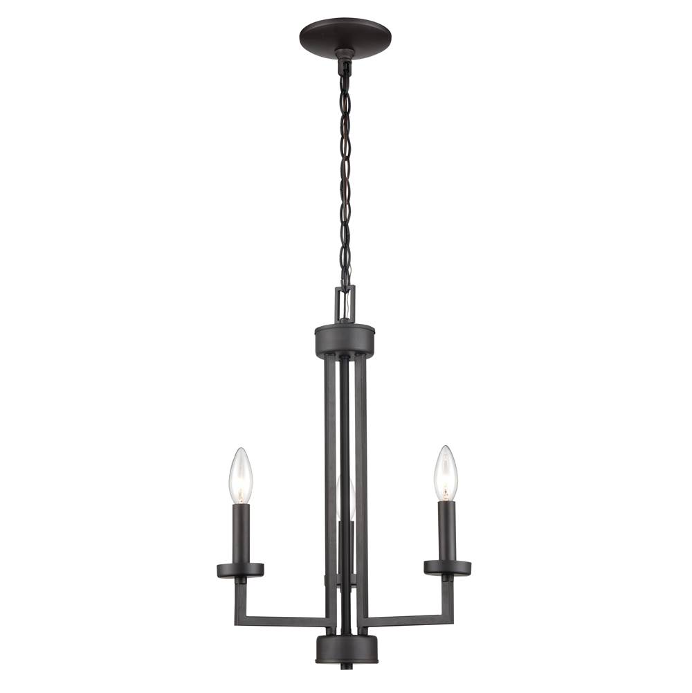 Thomas Lighting West End 3-Light Chandelier in Oil Rubbed Bronze