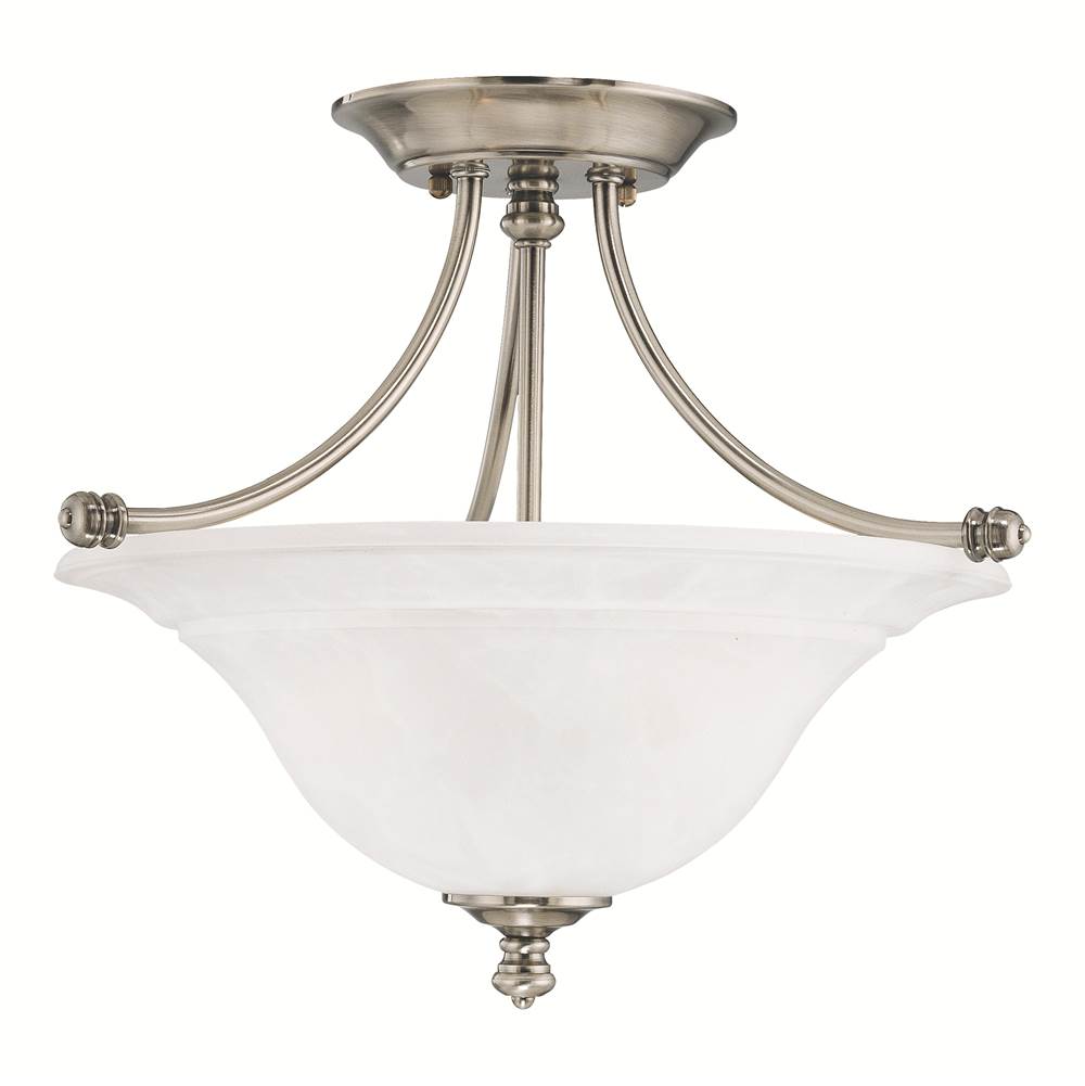 Thomas Lighting Harmony 2-Light Ceiling Lamp in Satin Pewter