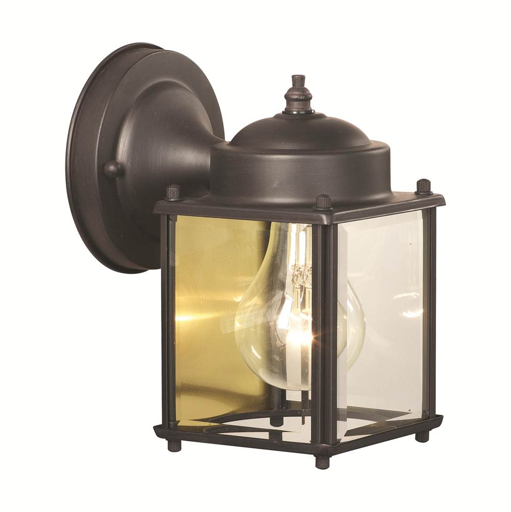 Thomas Lighting Essentials Outdoor Wall Lantern in Painted Bronze