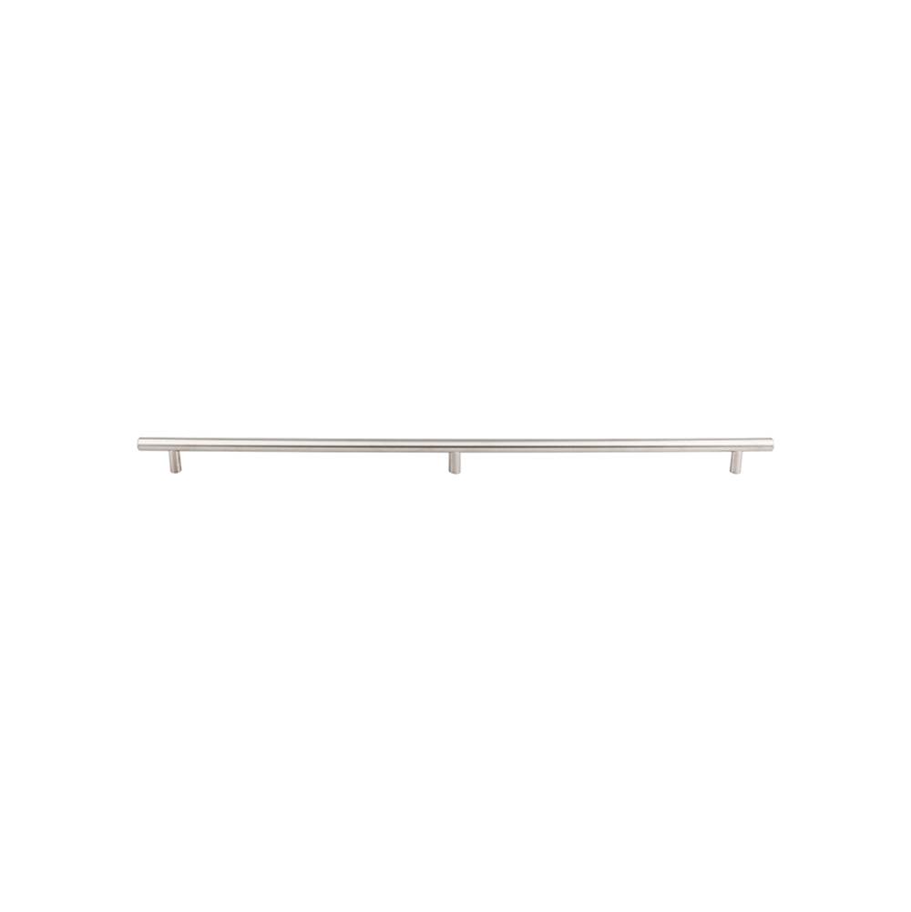 Top Knobs Solid Bar Pull 3 posts - 2x15 1/8 inch (c-c) Brushed Stainless Steel