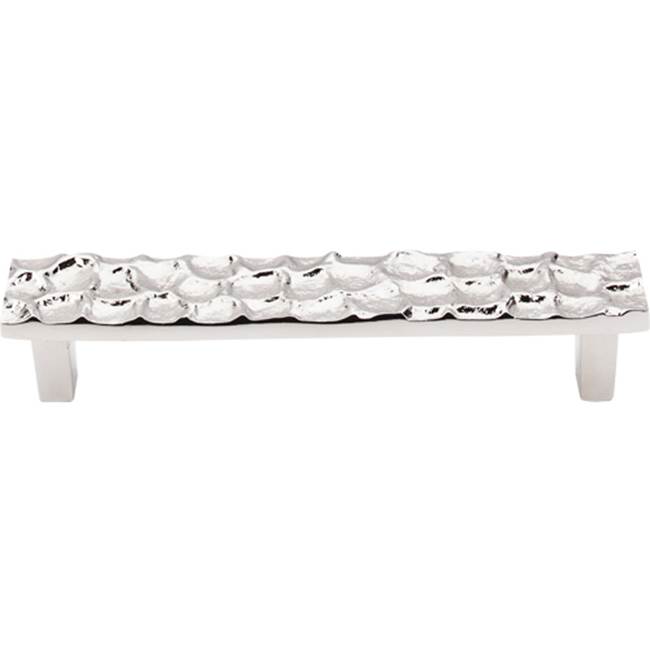 Top Knobs Cobblestone Pull 5 1/16 Inch (c-c) Polished Nickel