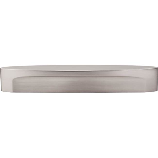 Top Knobs Oval Long Slot Pull 5 Inch (c-c) Brushed Satin Nickel