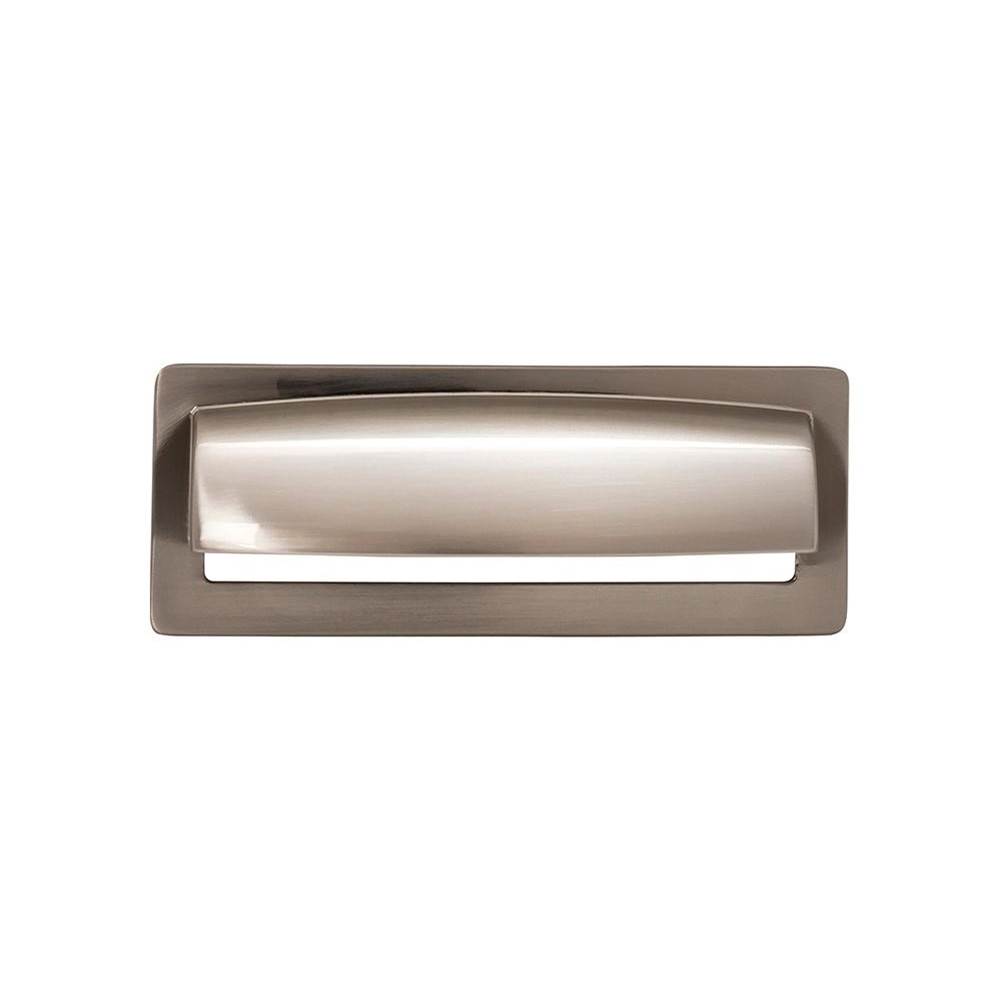 Top Knobs Hollin Cup Pull 3 3/4 Inch (c-c) Brushed Satin Nickel