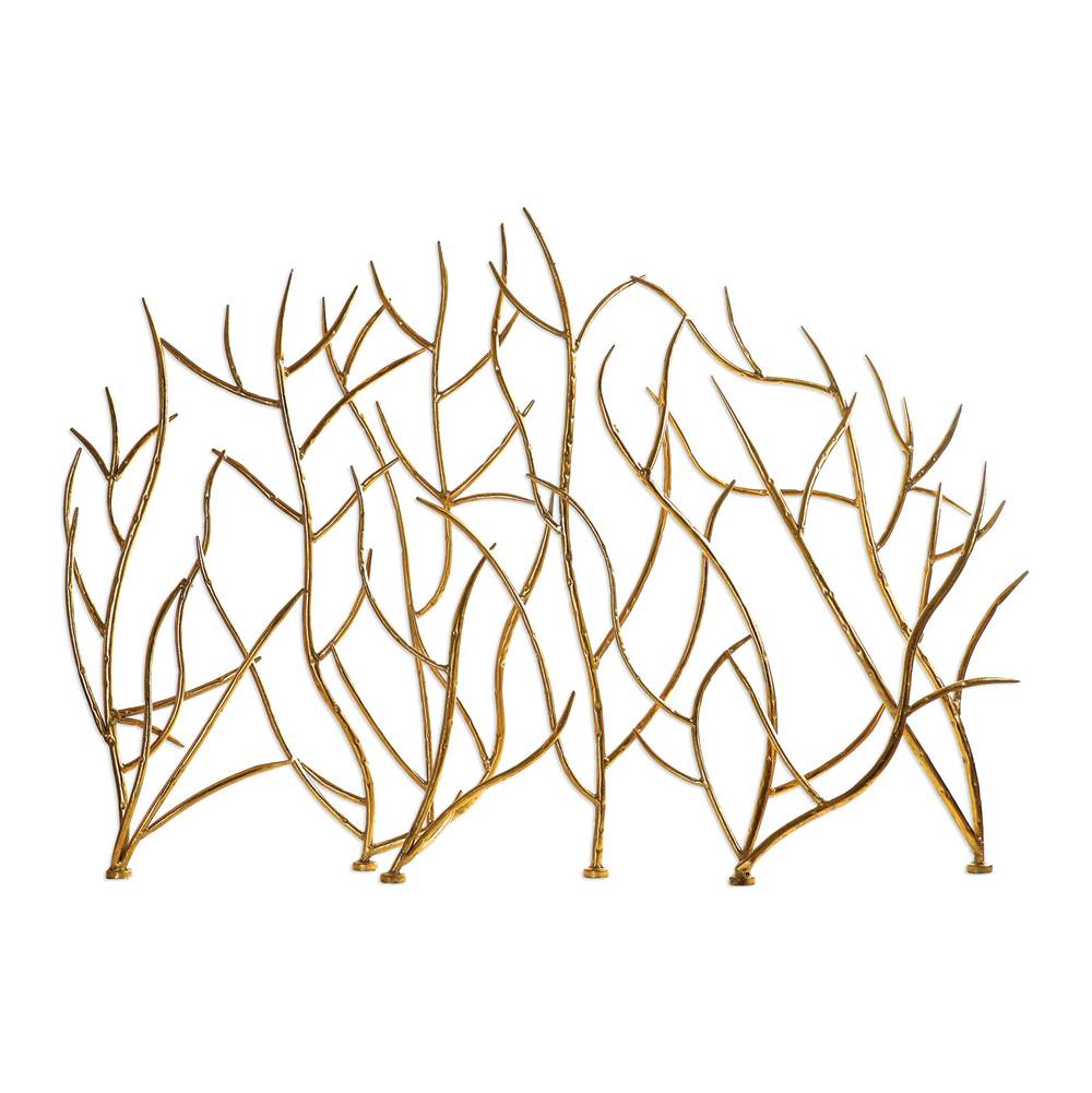 Uttermost Uttermost Gold Branches Decorative Fireplace Screen