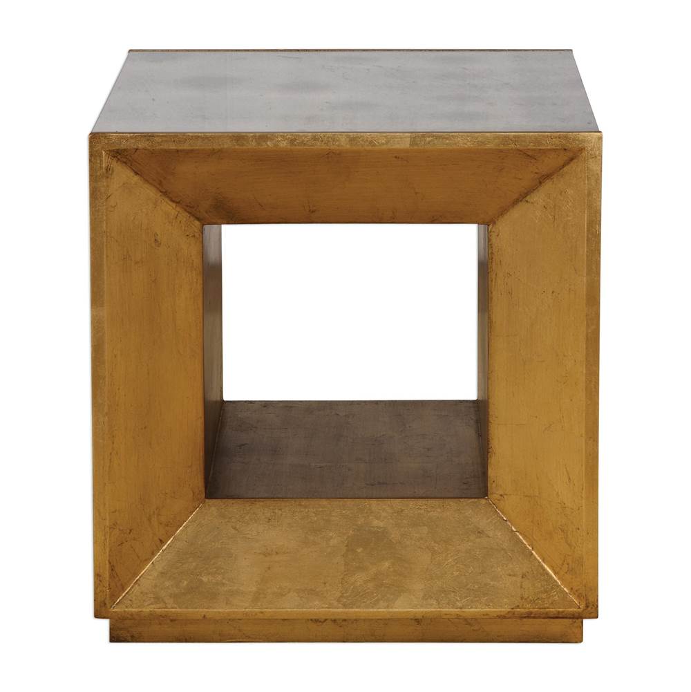 Uttermost Uttermost Flair Gold Cube Table
