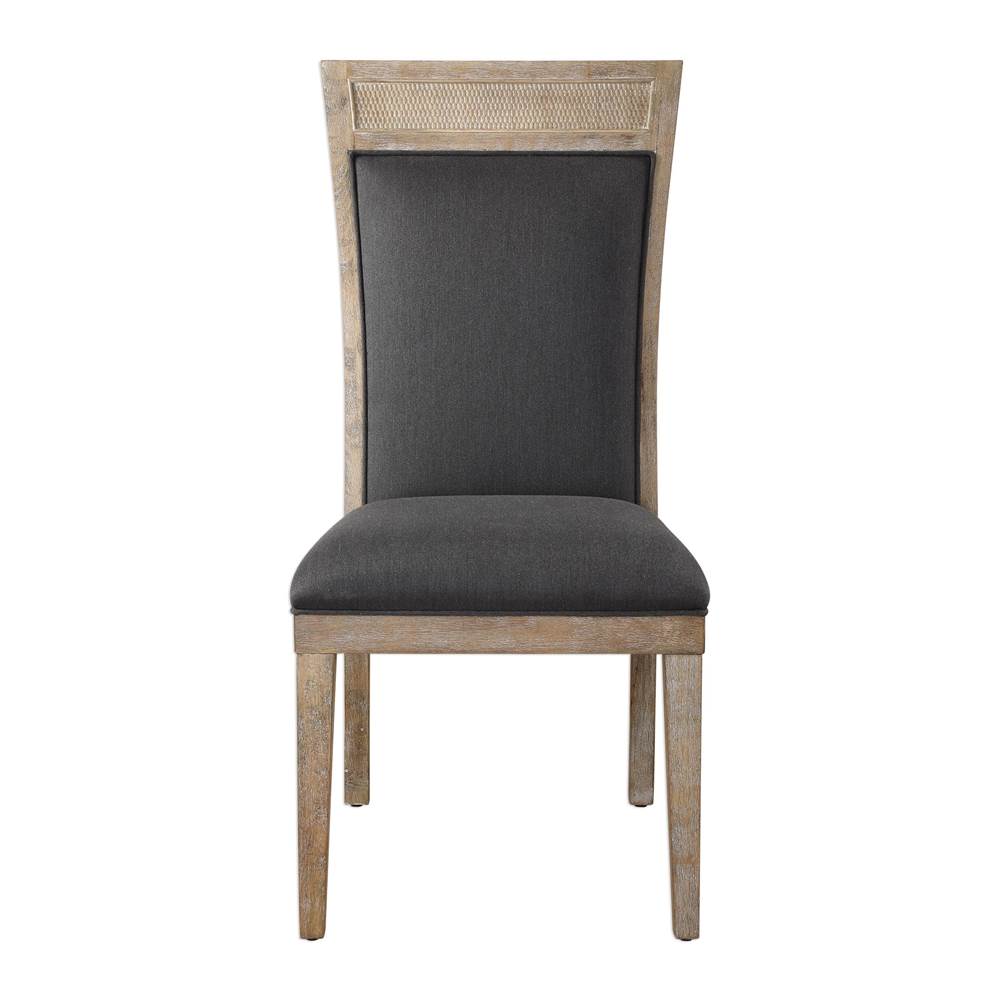 Uttermost Uttermost Encore Dark Gray Armless Chair