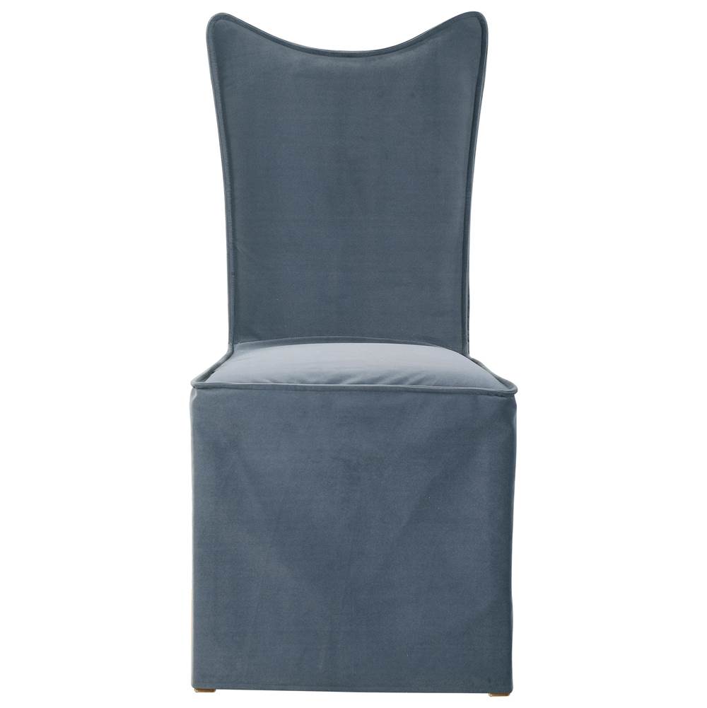 Uttermost Uttermost Delroy Armless Chair, Gray, Set Of 2