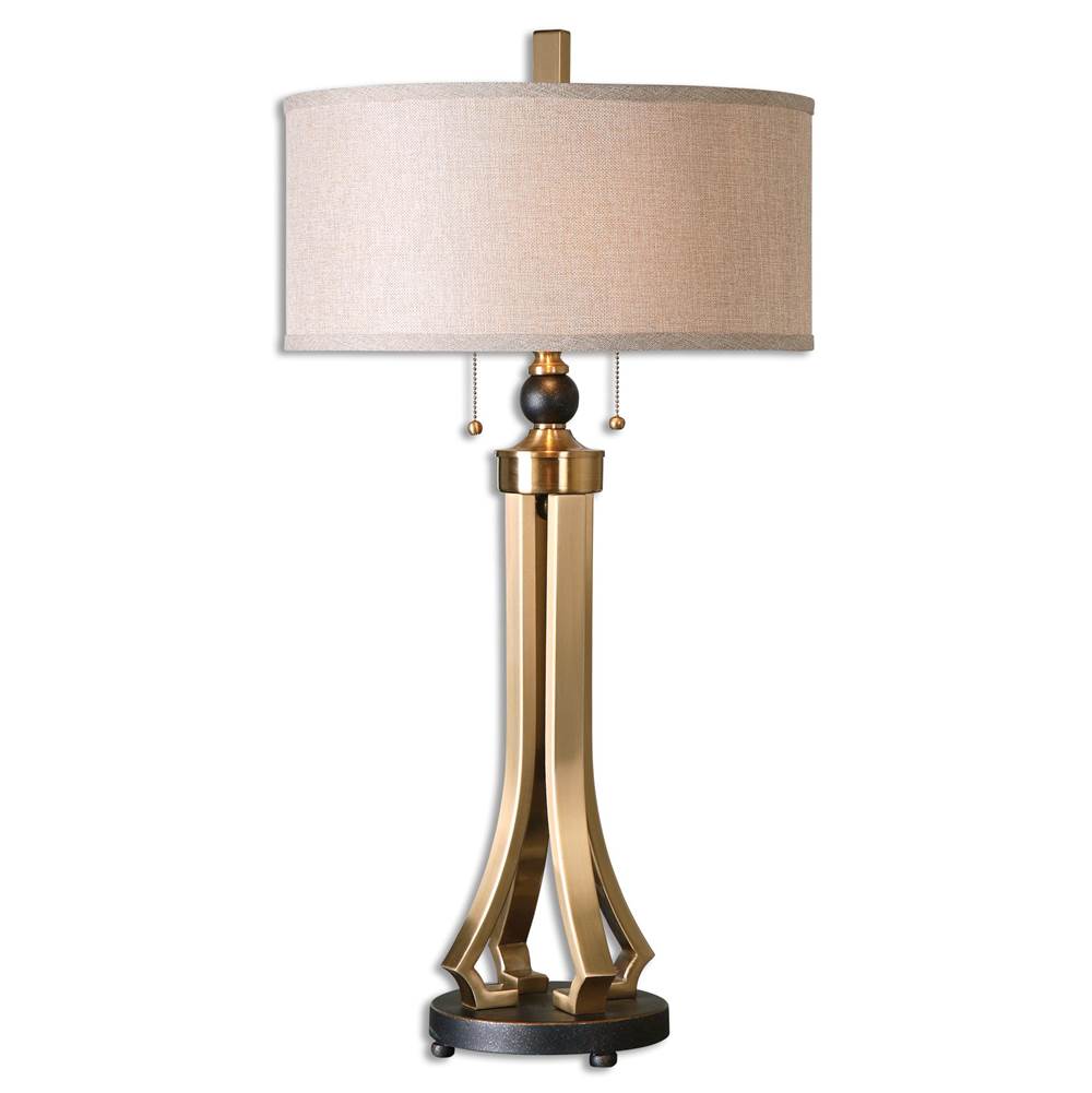 Uttermost Uttermost Selvino Brushed Brass Table Lamp