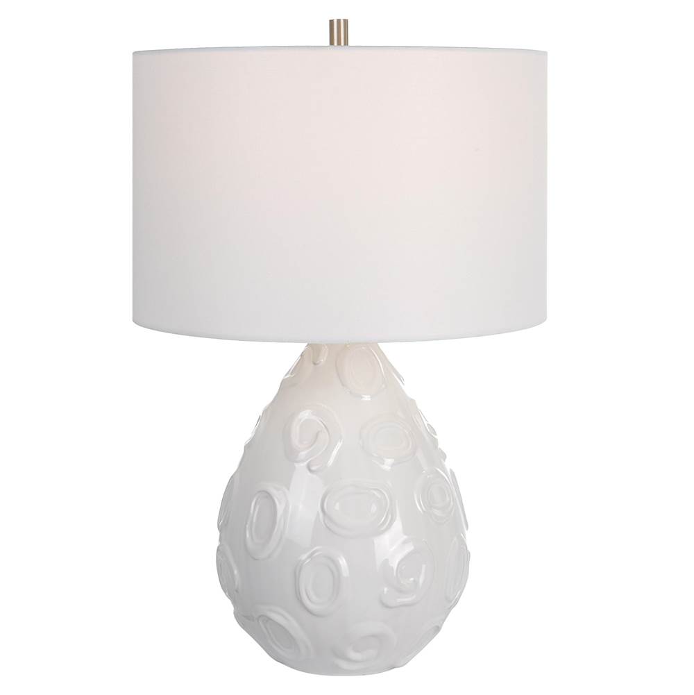 Uttermost Uttermost Loop White Glaze Table Lamp