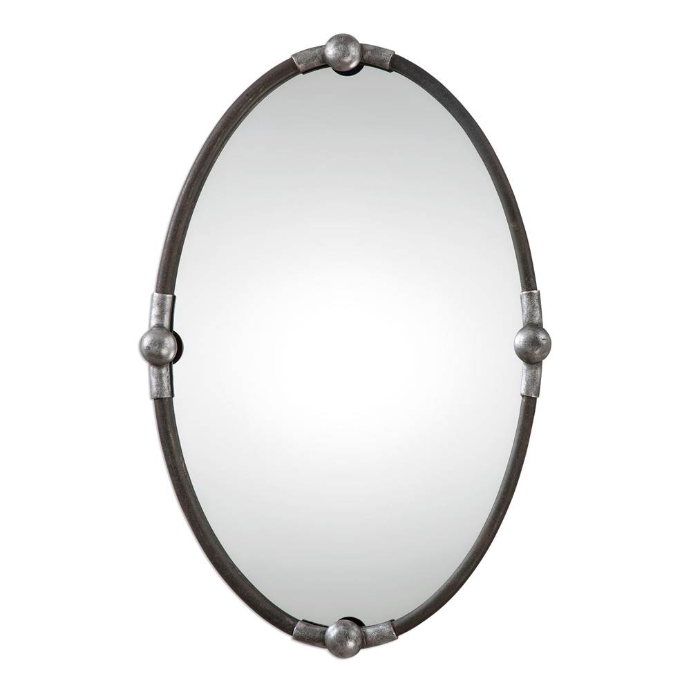 Uttermost Uttermost Carrick Black Oval Mirror