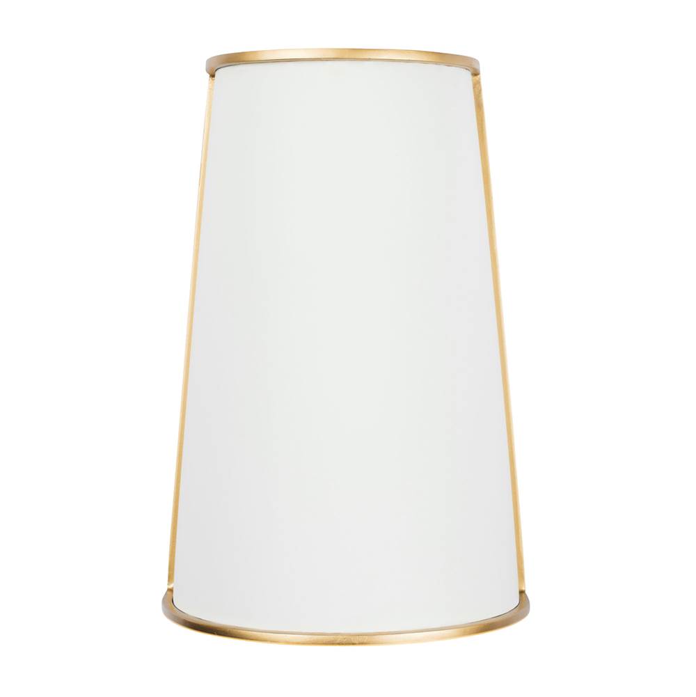 Varaluz Coco 2-Lt Sconce - Matte White/French Gold