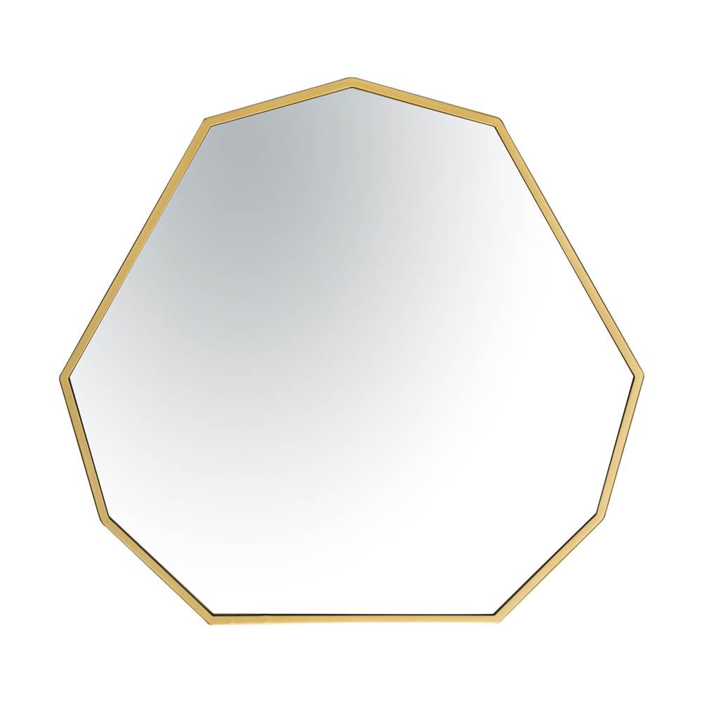 Varaluz Hex No 30x28 Mirror - Gold