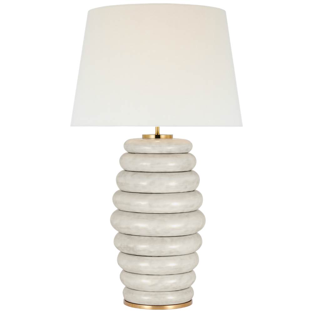 Visual Comfort Signature Collection Phoebe Extra Large Stacked Table Lamp