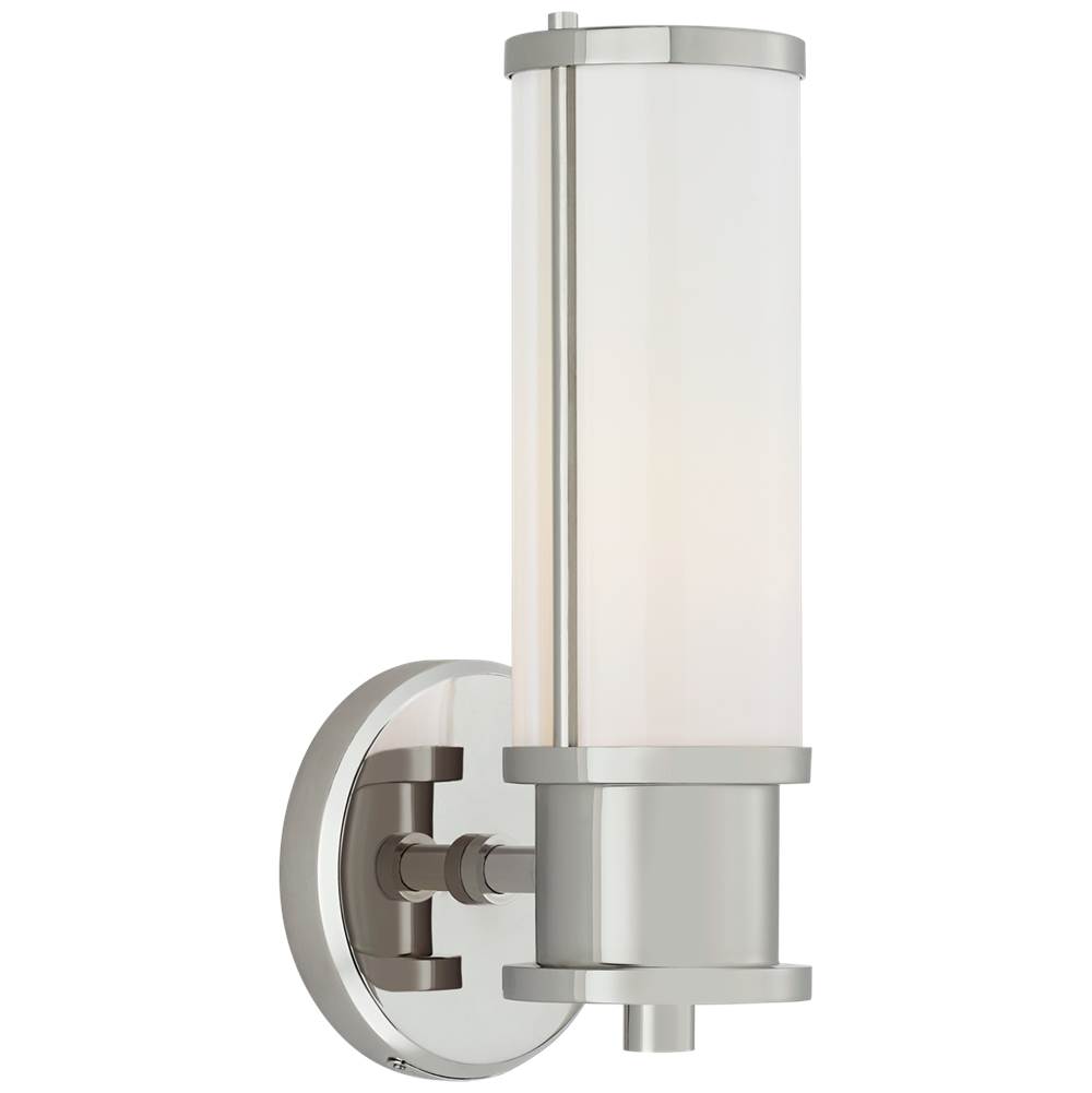 Visual Comfort Signature Collection Lichfield Single Sconce in Polished Nickel